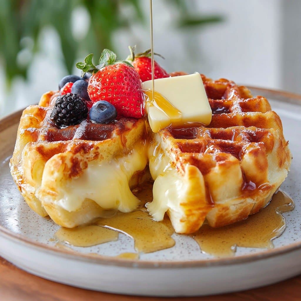 Kiri Stuffed Waffles