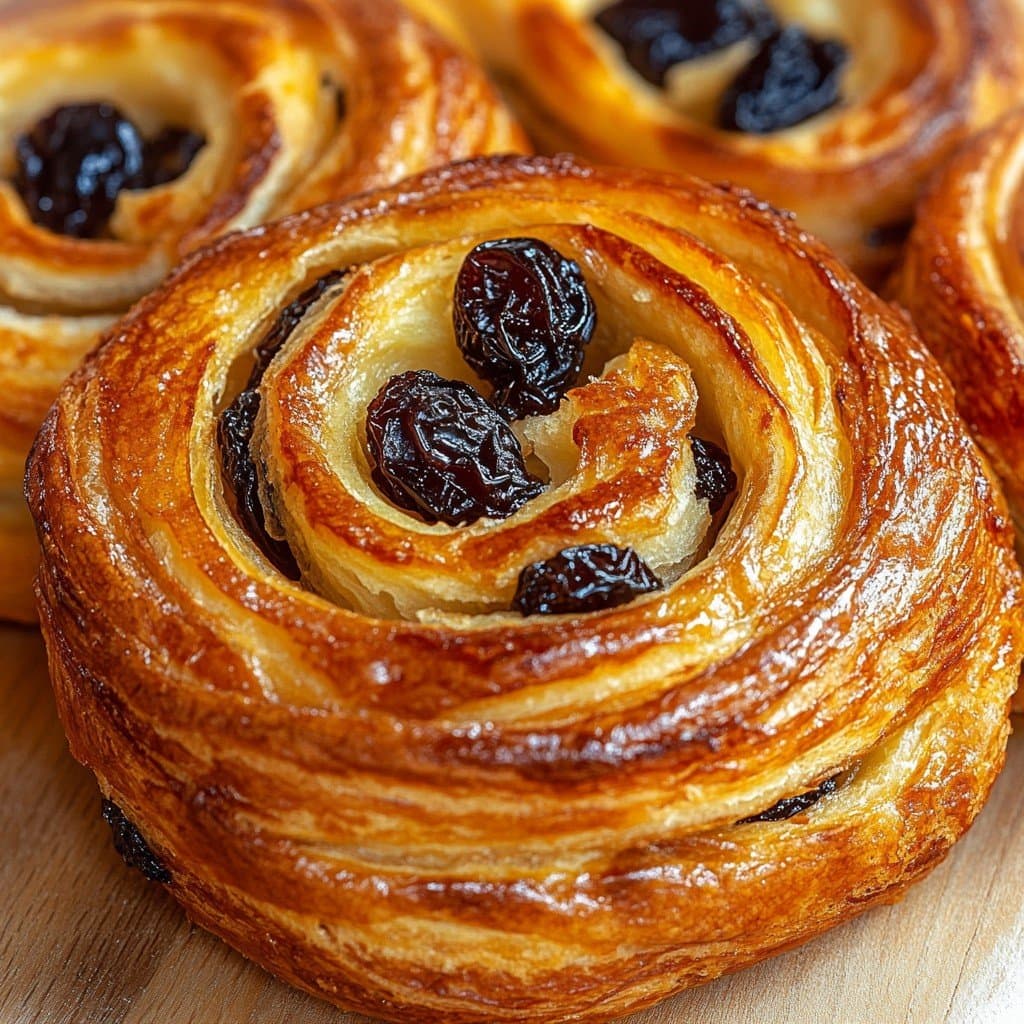 Pain aux Raisins Feuilleté : La Gourmandise Légère