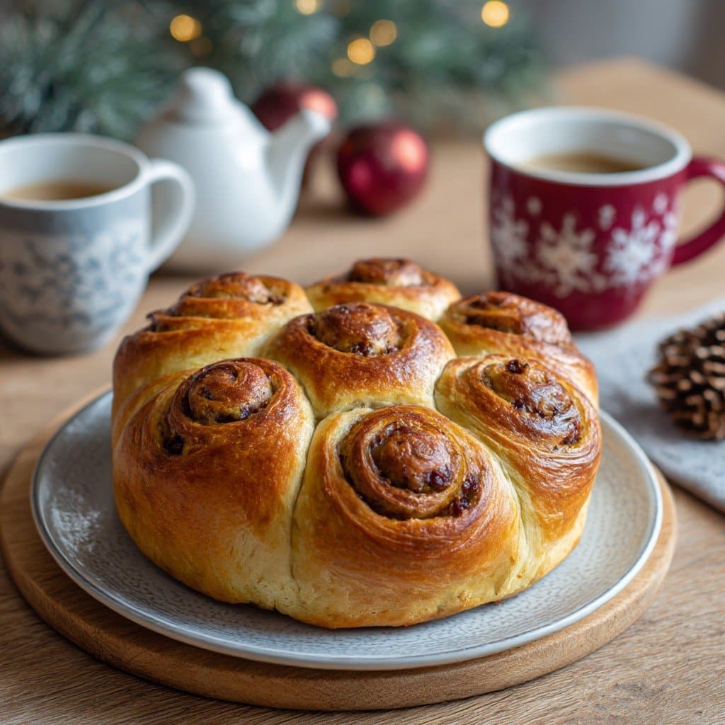 Recette de Brioche Roulée en Escargots à la Cannelle et au Sucre Roux