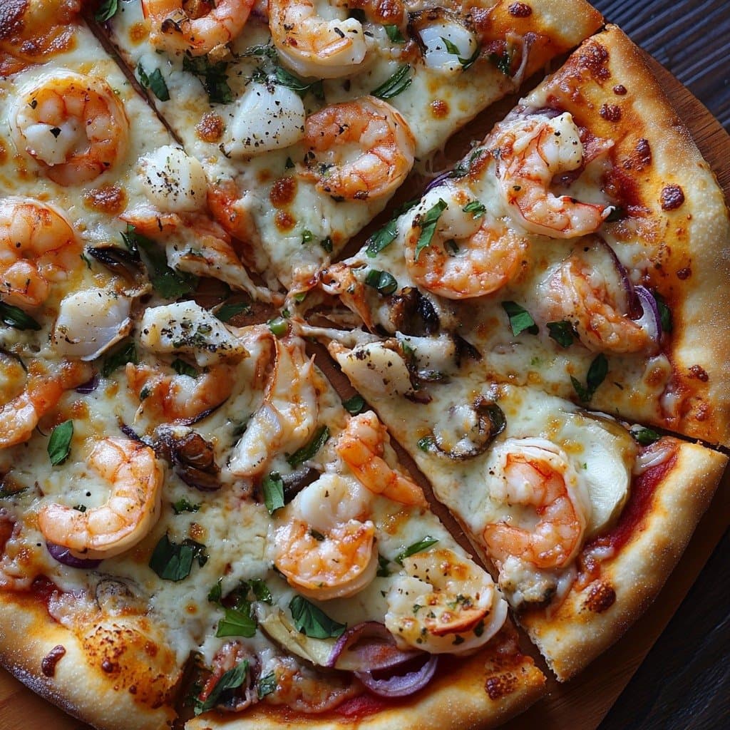 Pizza de Mariscos