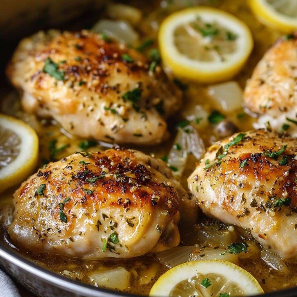 Pollo al Limón y Ajo Ultra Delicioso