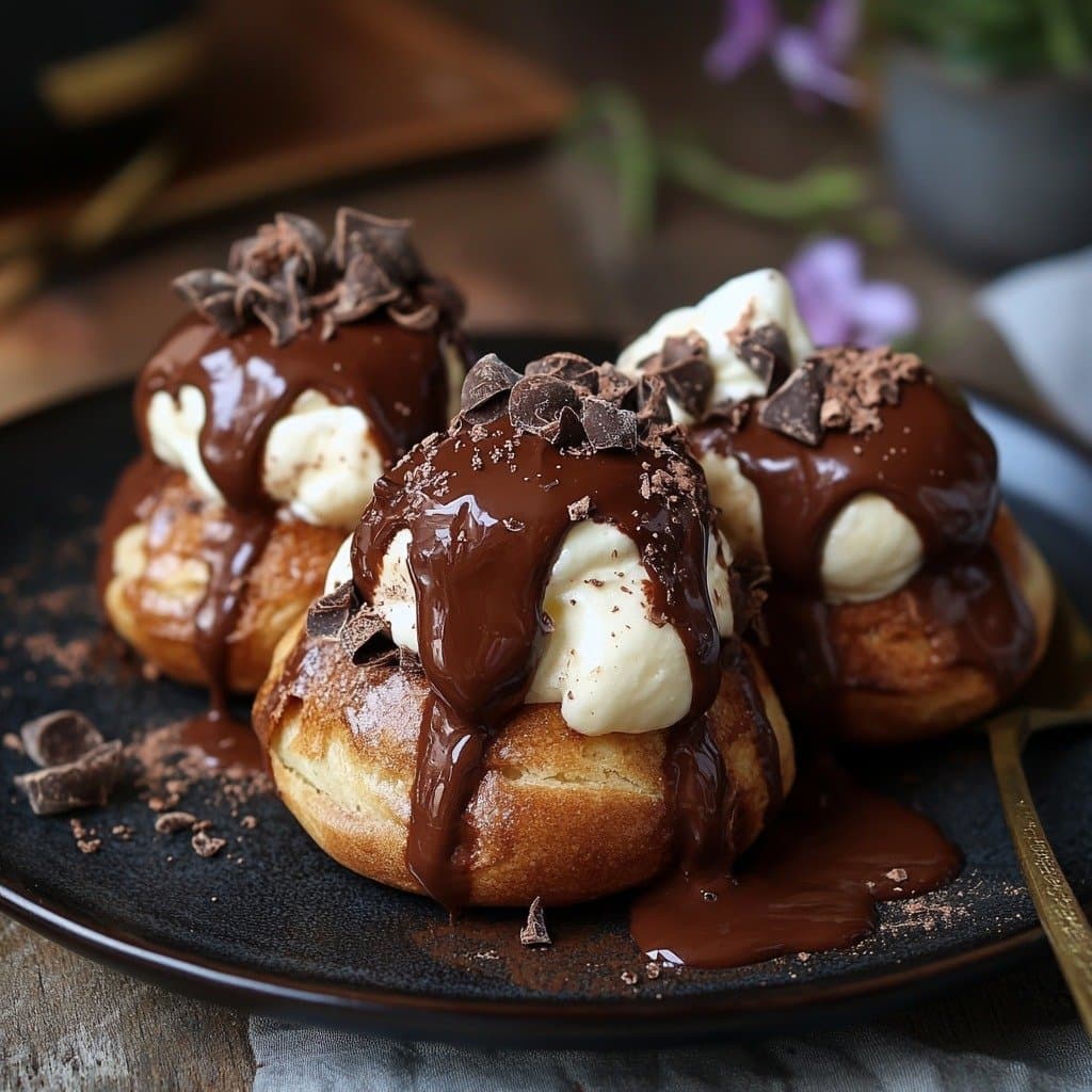 Profiteroles au Chocolat Gourmand
