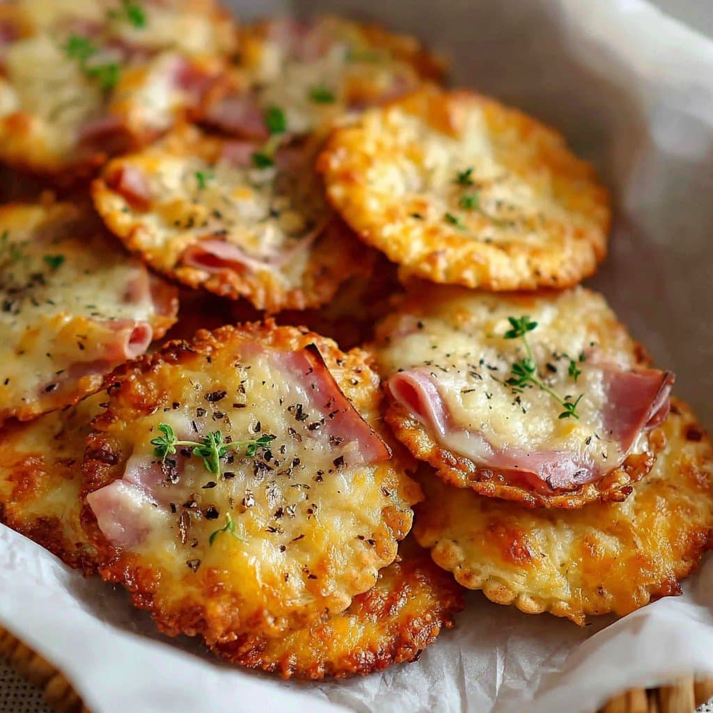 Recette de Cookies Salés Fromage & Jambon Délicieux