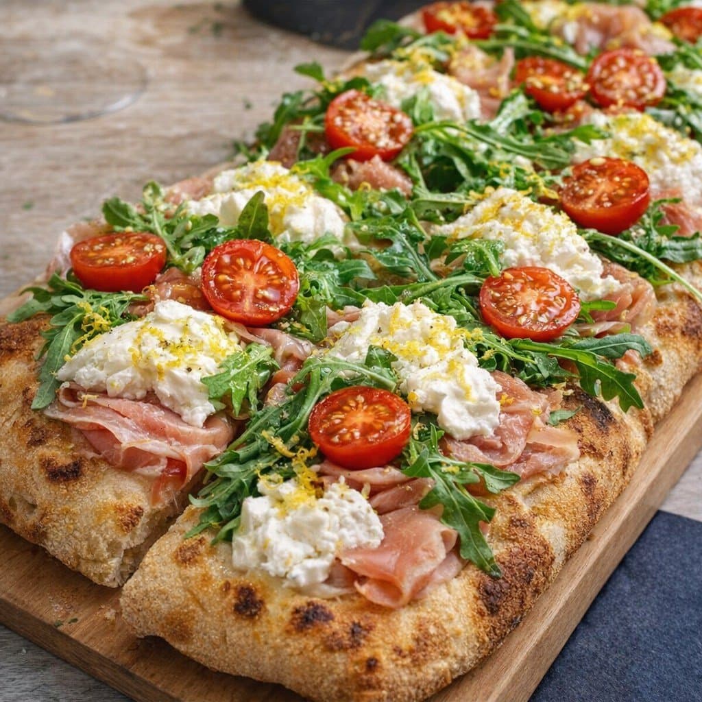 Burrata & Prosciutto – Fraîcheur et Élégance