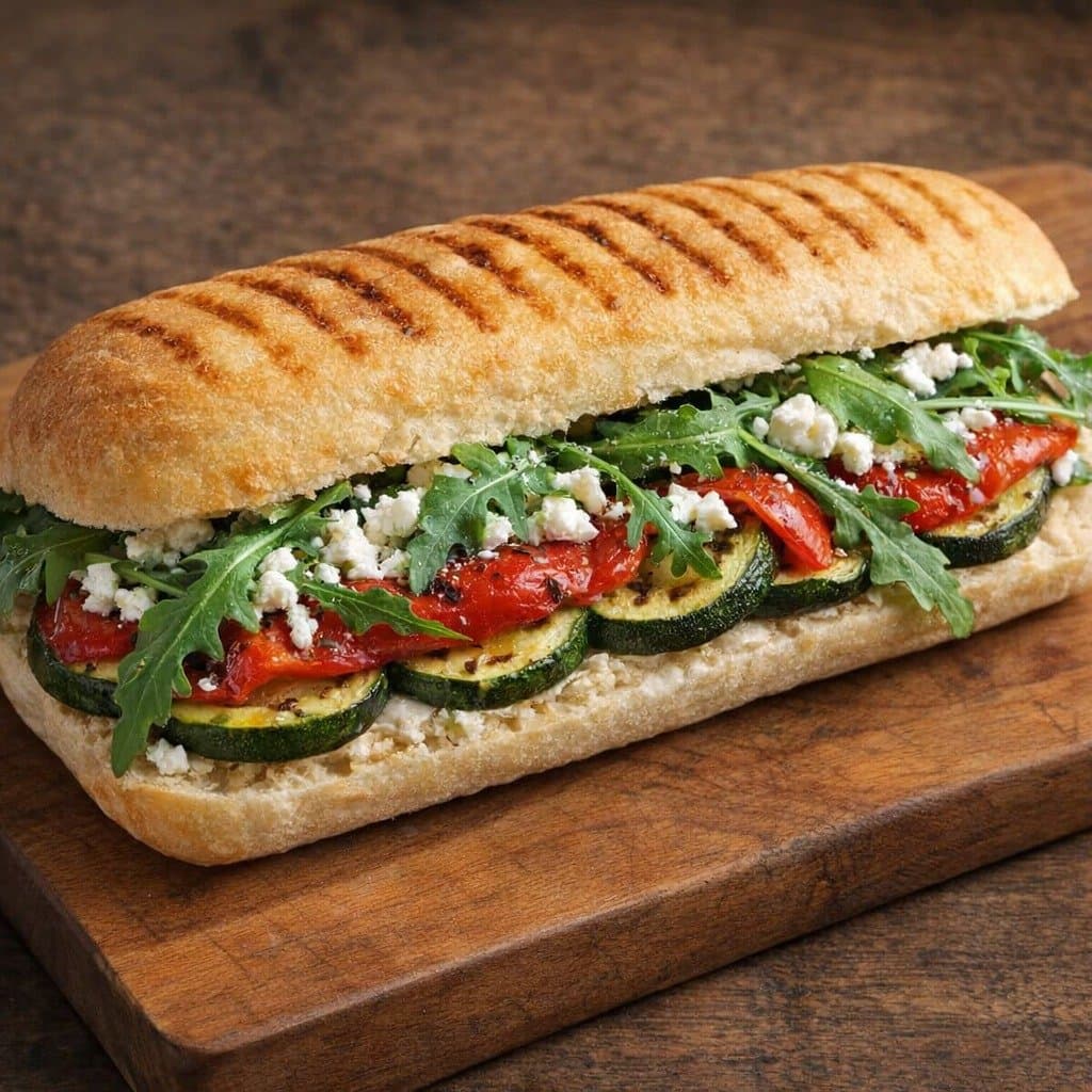 Recette de Panini Végé Méditerranéen – Fraîcheur & Saveurs