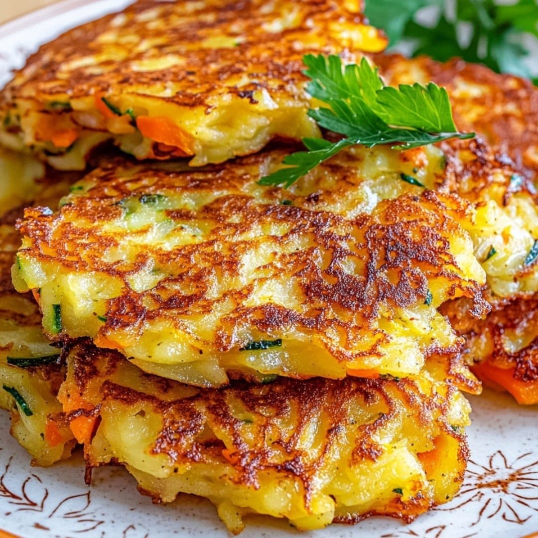 Enjoy your meal! - Colorful Vegetable Rösti Pancakes