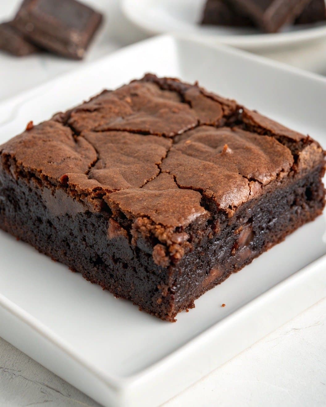 ¡Buen provecho! - Brownie Clásico de Chocolate Negro