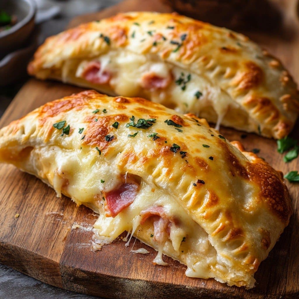 Enjoy your meal! - Ham & Cheese Calzones: The Melted Italian Bite