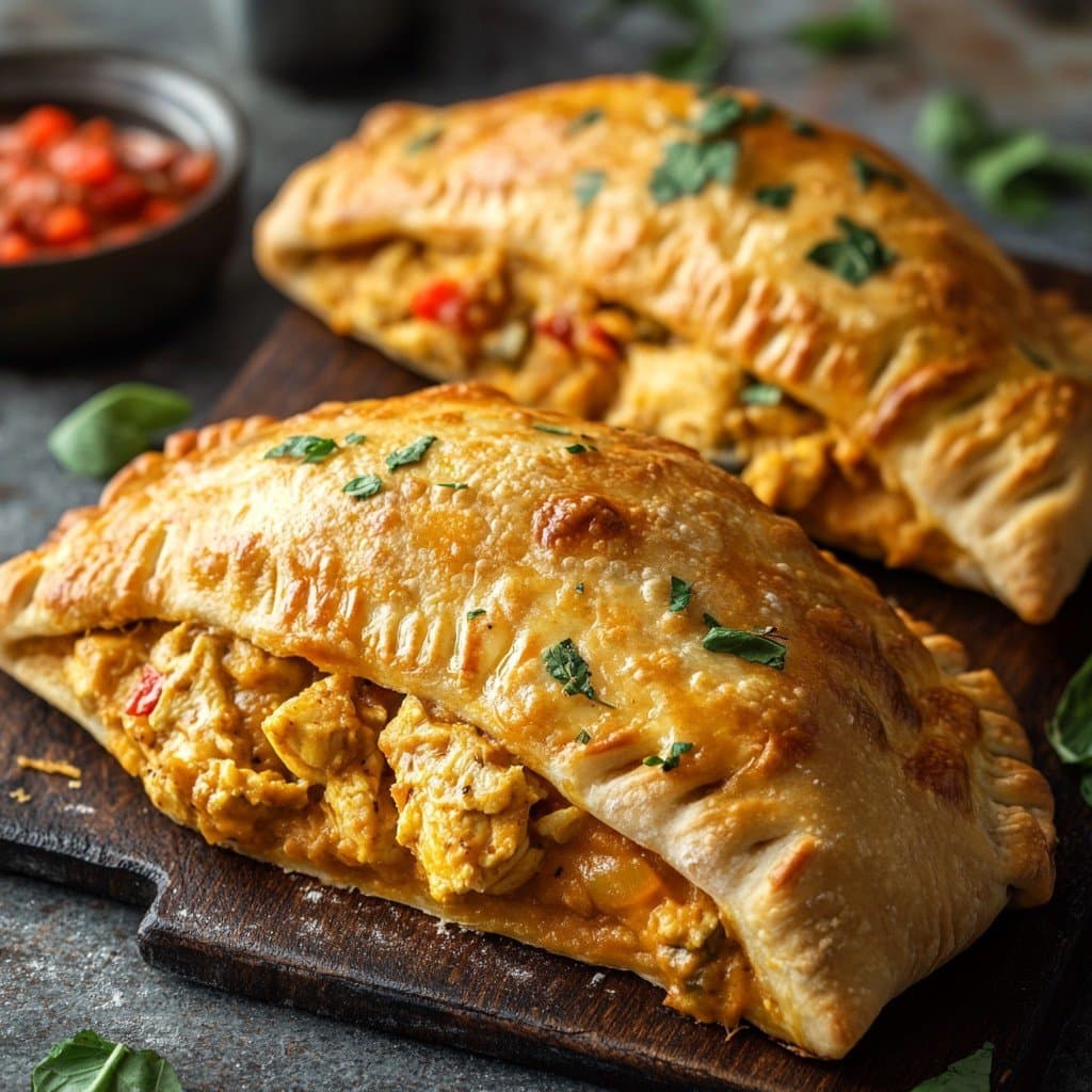 Enjoy your meal! - Chicken Curry Calzones