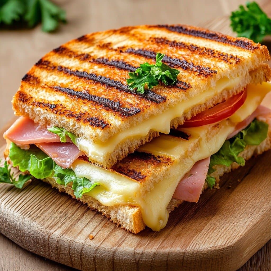 Recette de Croque Gourmand Jambon, Fromage et Tomate