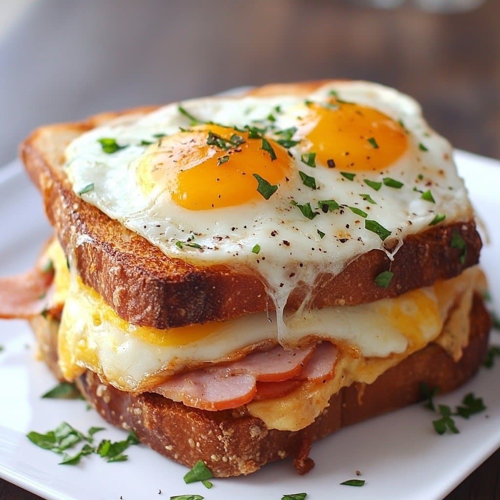 Recette de Croque Madame Fácil y Rápido