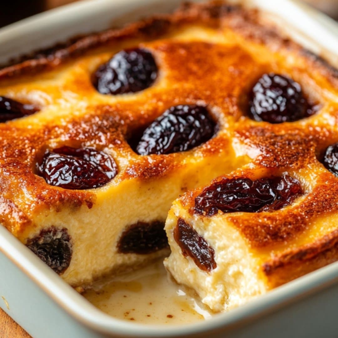 Moist Breton Flan with Prunes (Breton Tradition)