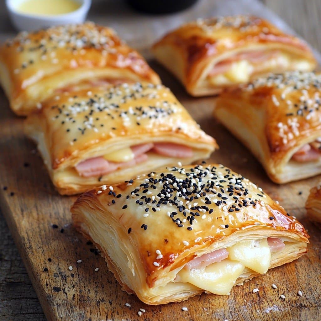 Recette de Hojaldre de Queso y Jamón