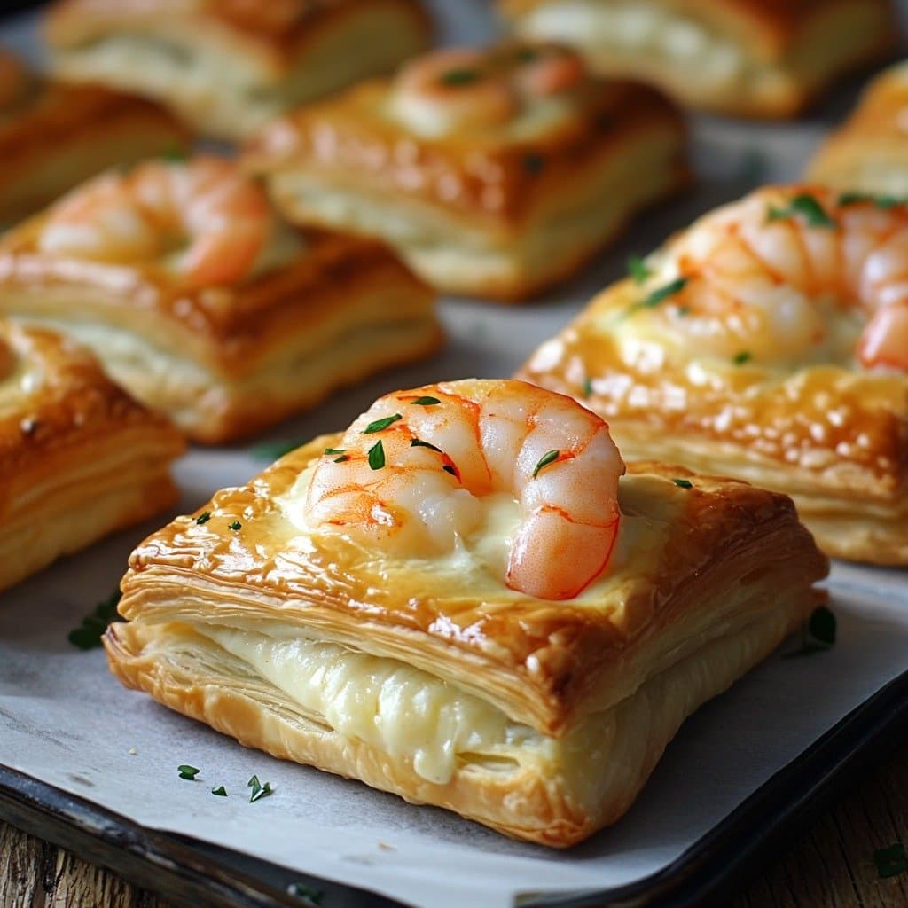 Recette de Quick & Easy Shrimp Puff Pastry