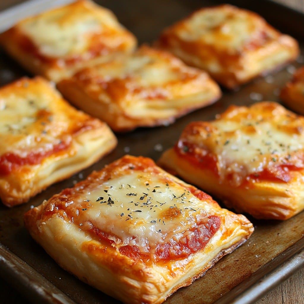 Hojaldre estilo pizza Simple & Delicioso