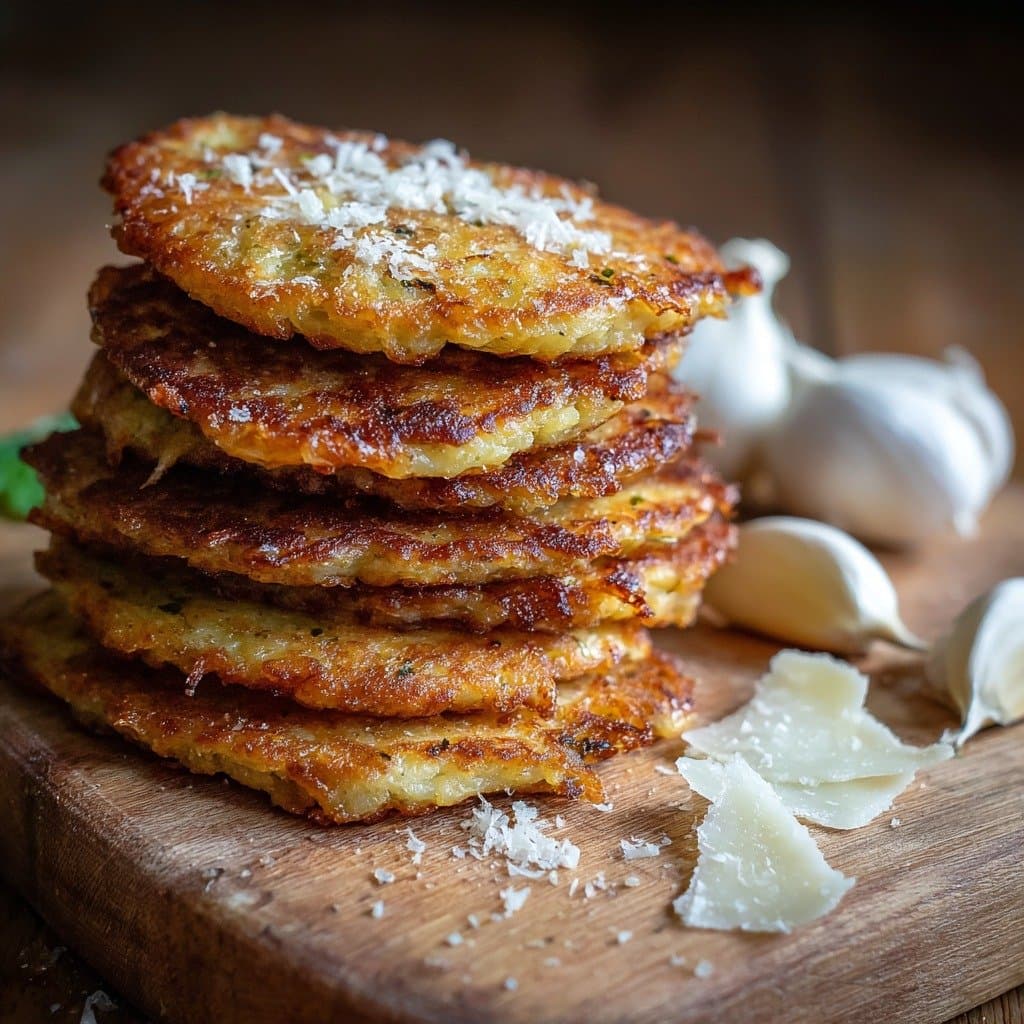 Enjoy your meal! - Potato Parmesan Garlic Patties