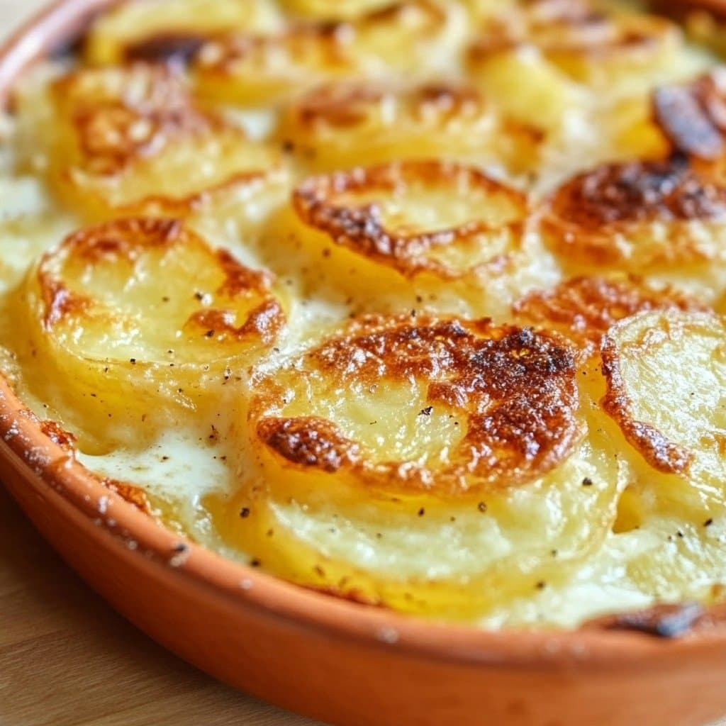 Enjoy your meal! - Golden Creamy Dauphinois Gratin