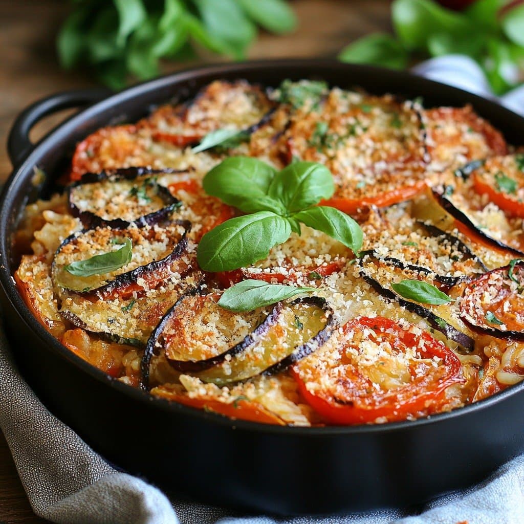 Enjoy your meal! - Rice Ratatouille Gratin