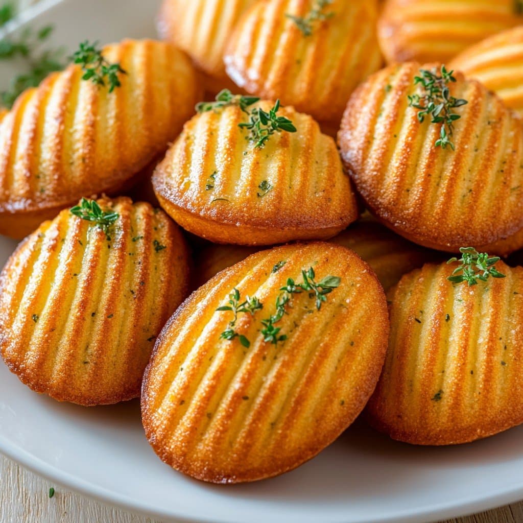 Savory Parmesan and Thyme Madeleines