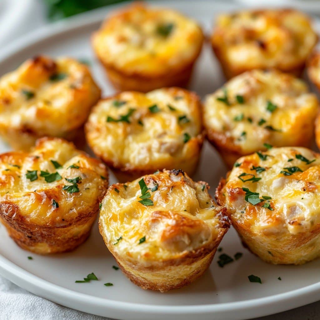 Recette de Mini-Quiches Poulet & Fromage