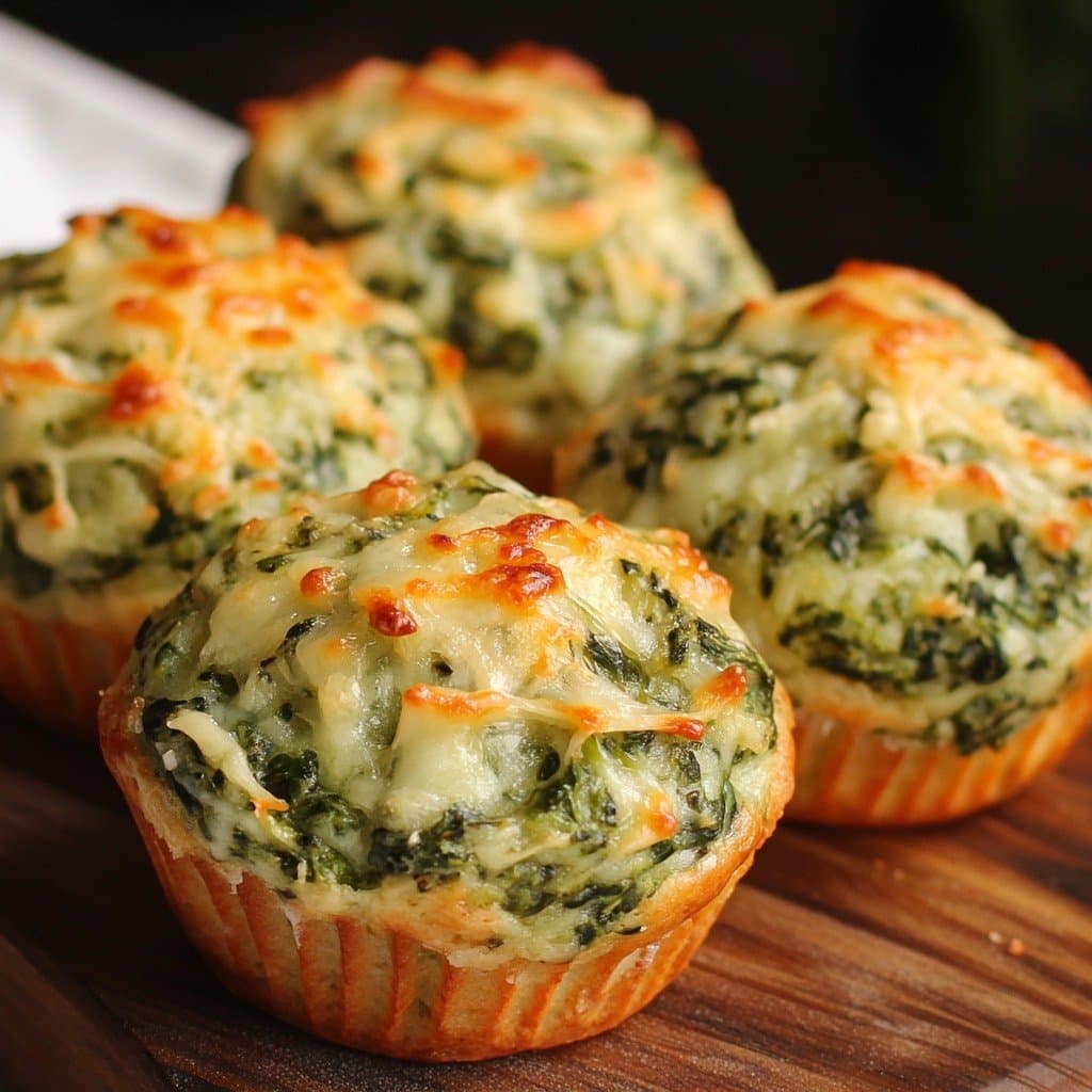 Enjoy your meal! - Spinach and Cheese Muffins