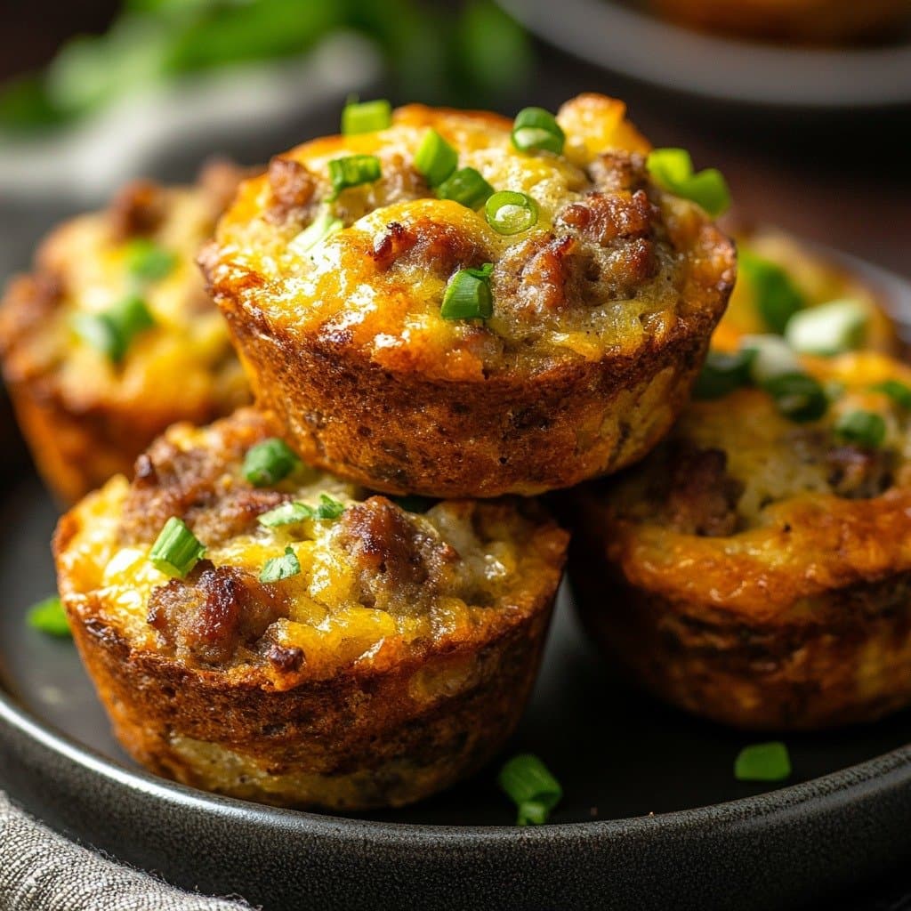 Muffins salés bœuf, mozzarella & fromage blanc