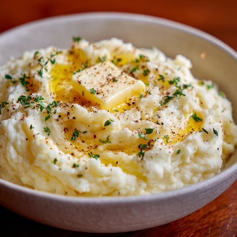 Purée de Pommes de Terre Crémeuse au Beurre Fondant