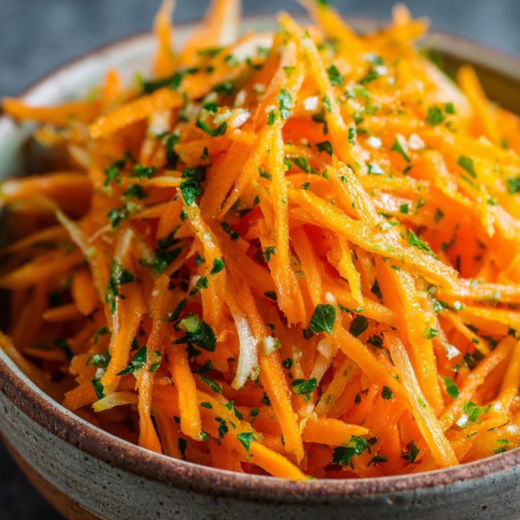 Recette de Ensalada de Zanahoria y Manzana: Frescor Crujiente