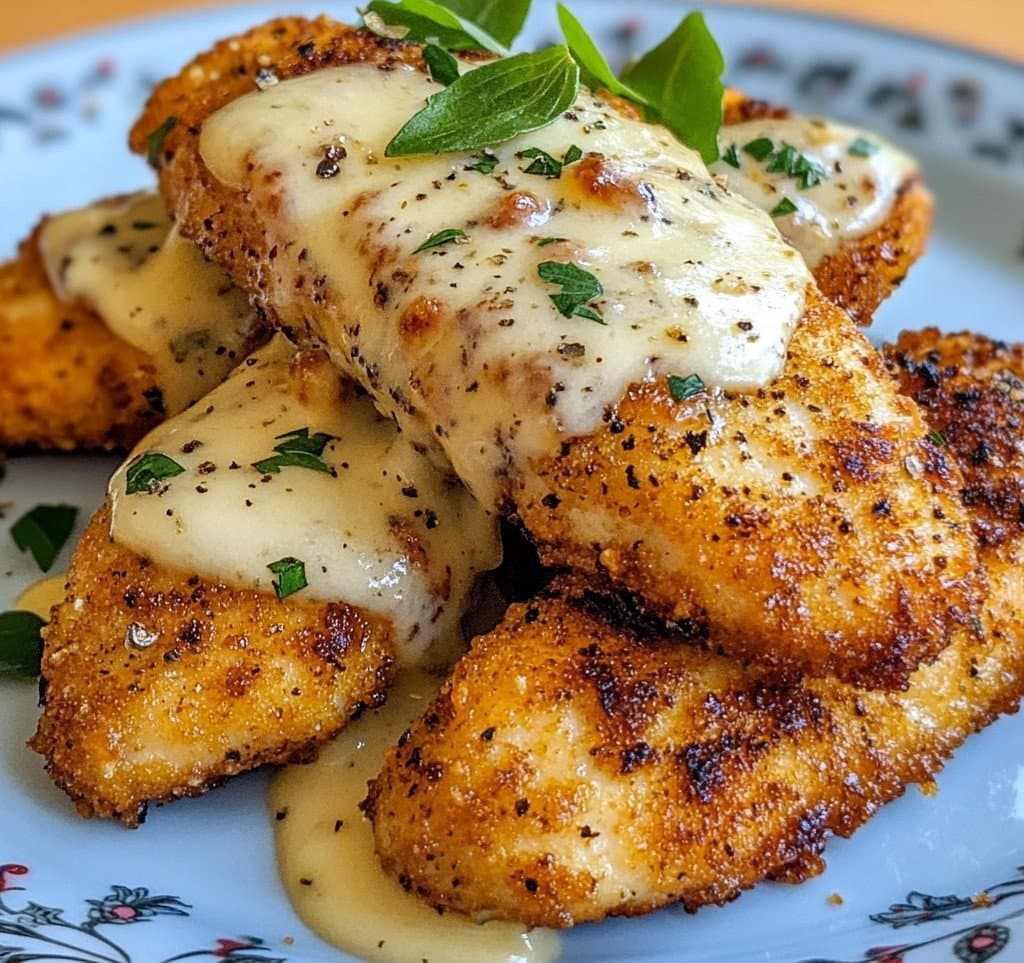 Recette de Aiguillettes de Poulet au Fromage Fondu