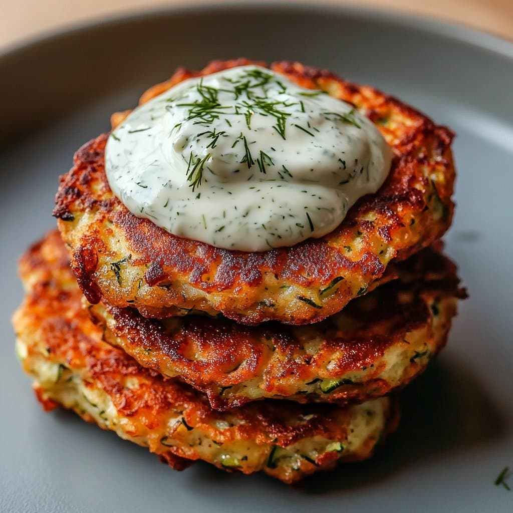 Beignets Croustillants de Courgettes au Parmesan & Herbes Fraîches