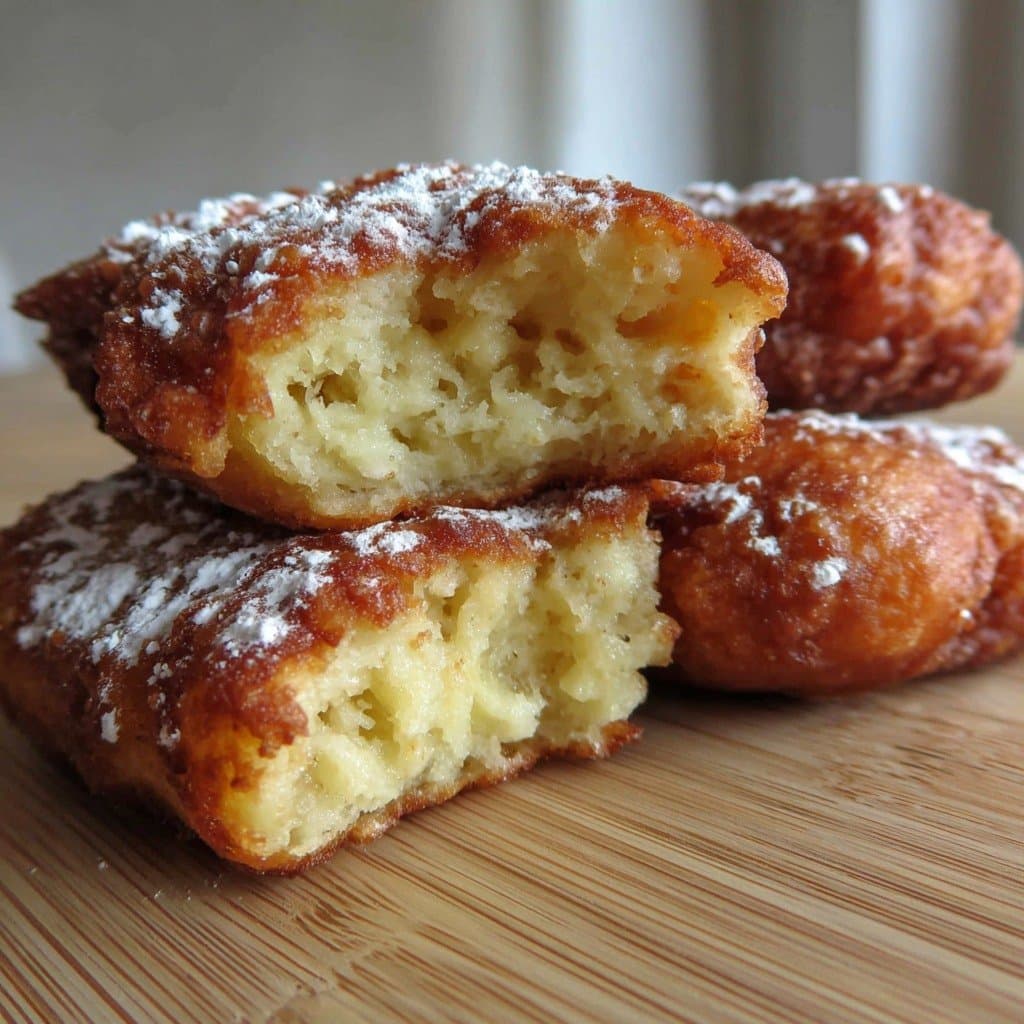 Beignets de Noël Onctueux à la Crème Fraîche