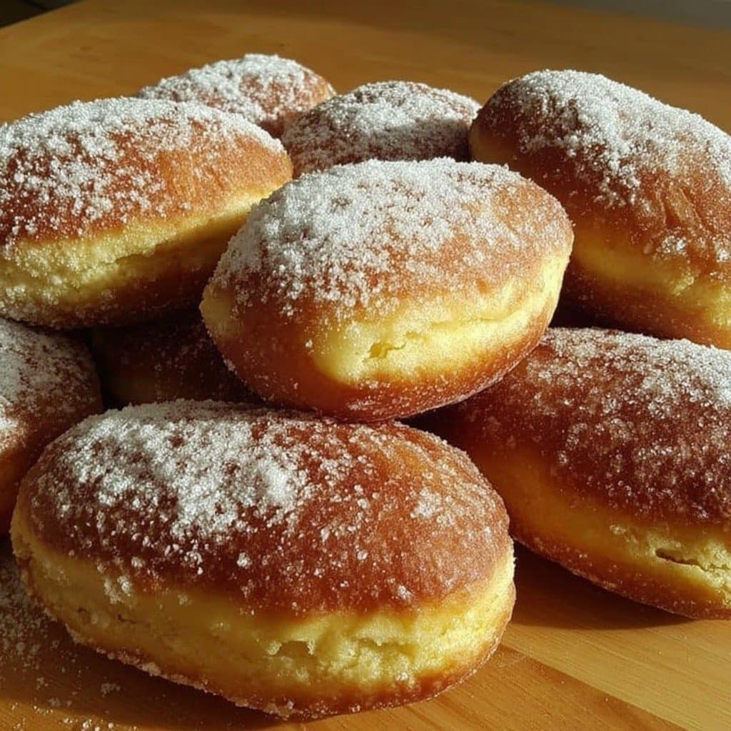 Beignets de Noël Moelleux à la Fleur d'Oranger & Sucre Perlé