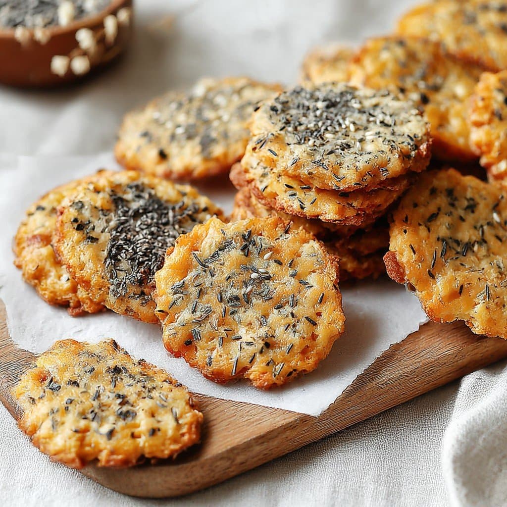 Biscuits Salés au Comté, Herbes & Poivre Noir