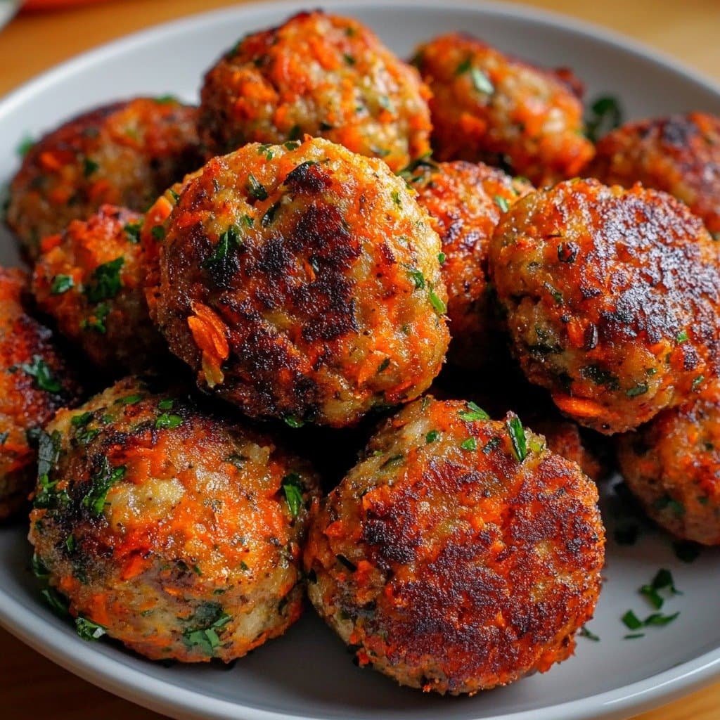 Recette de Boulettes de Carotte Dorées au Gingembre Frais