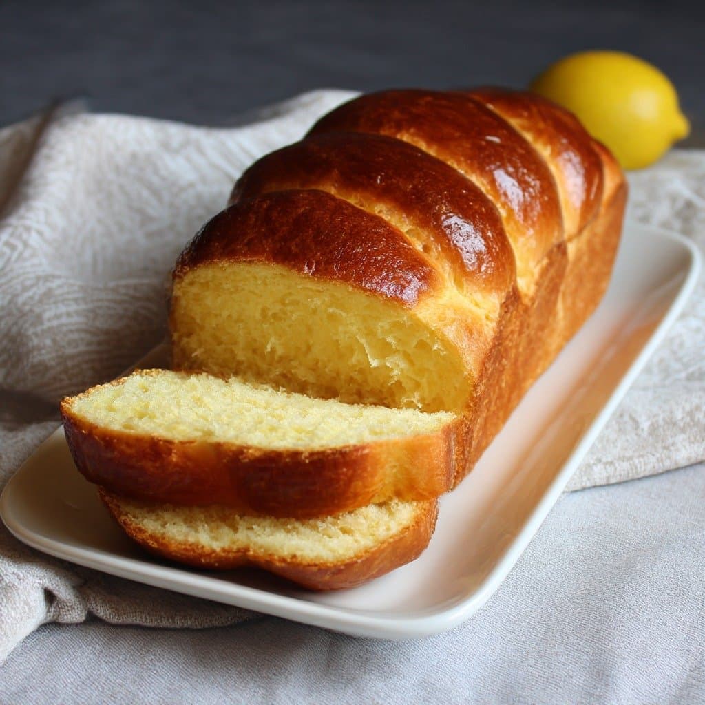 Recette de Brioche Citronnée Moelleuse en Moule Nanterre