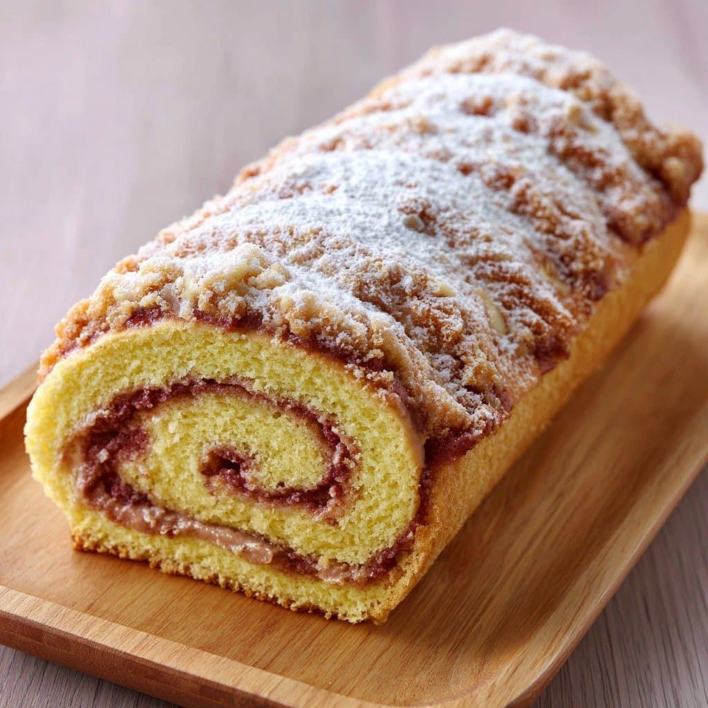 Bûche Roulée Amande & Crème Praliné Noisette