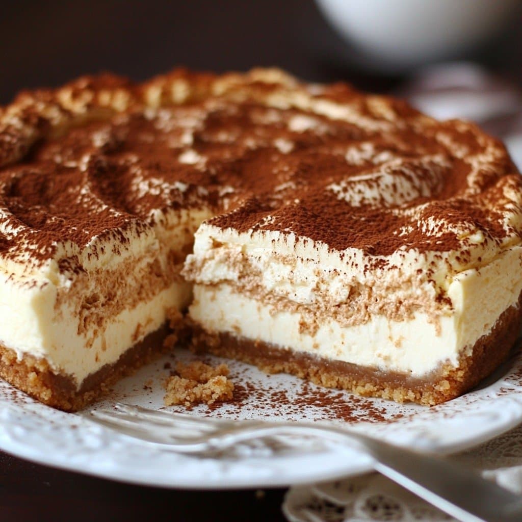 Recette de Cheesecake Tiramisu Composé