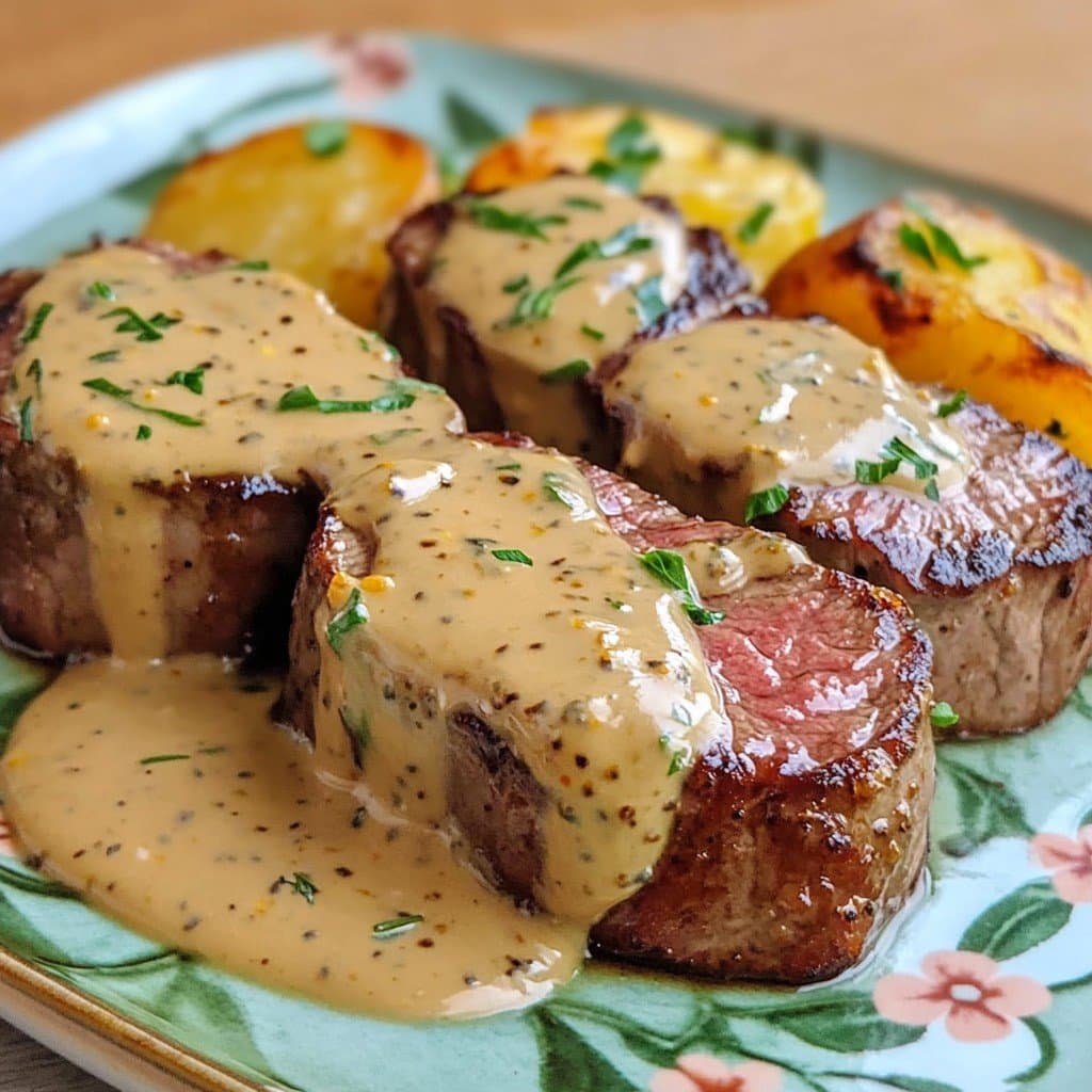 Recette de Filet Mignon Sauce Moutarde & Miel