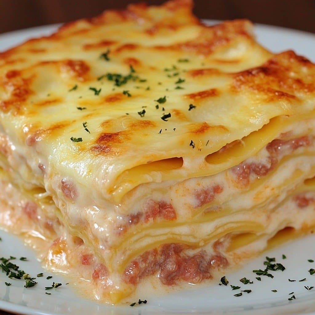 Recette de Lasaña Cremosa a la Boloñesa