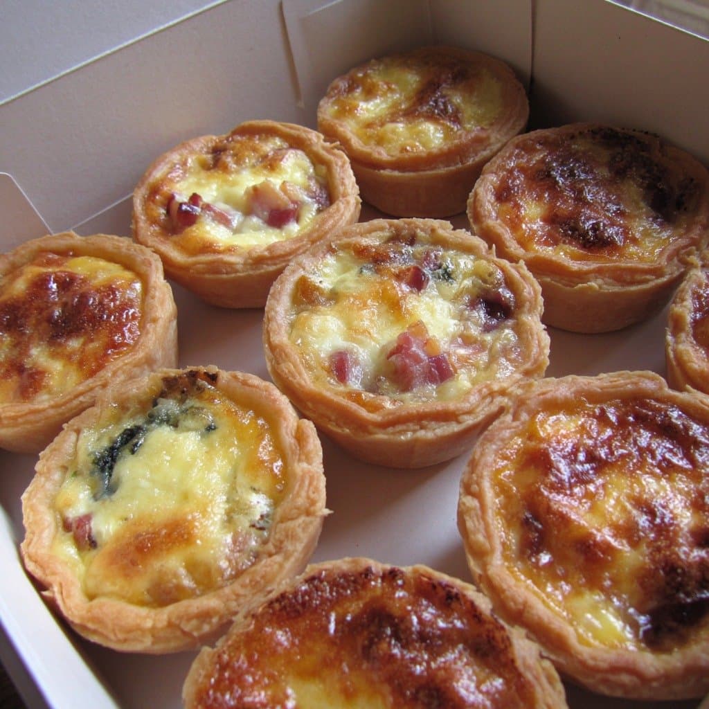 Mini Quiches Feuilletées Lardons & Fromage