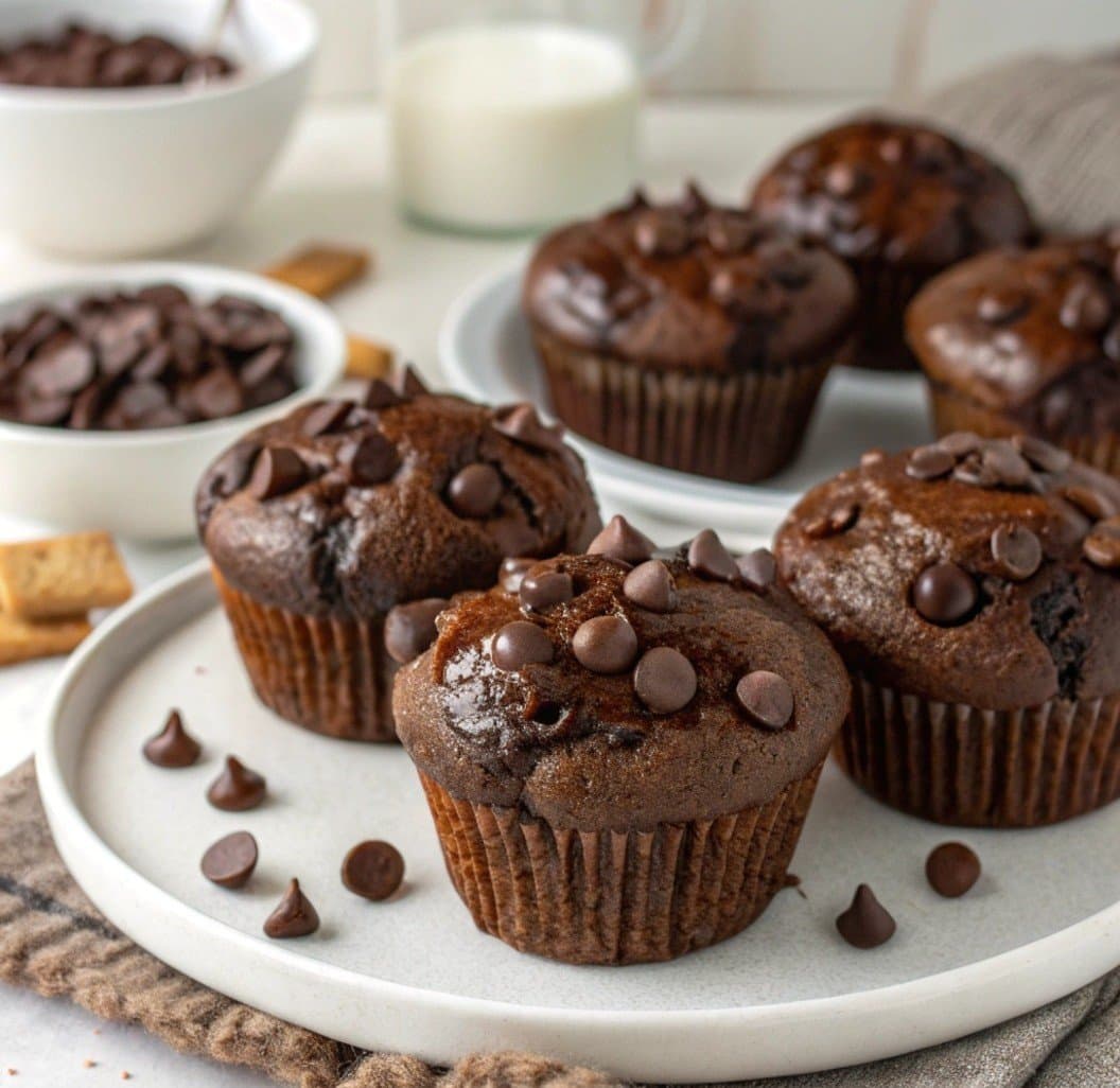 Muffins de Chocolate y Chips