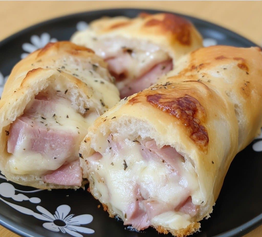 Recette de Ham and Comté Stuffed Rolls