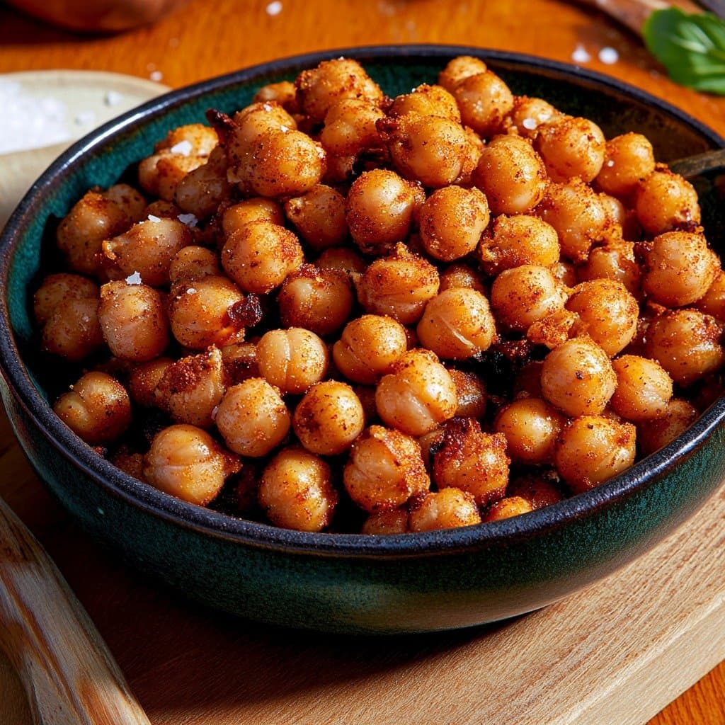 Pois Chiches Croustillants Rôtis au Paprika Fumé & Cumin Toasté