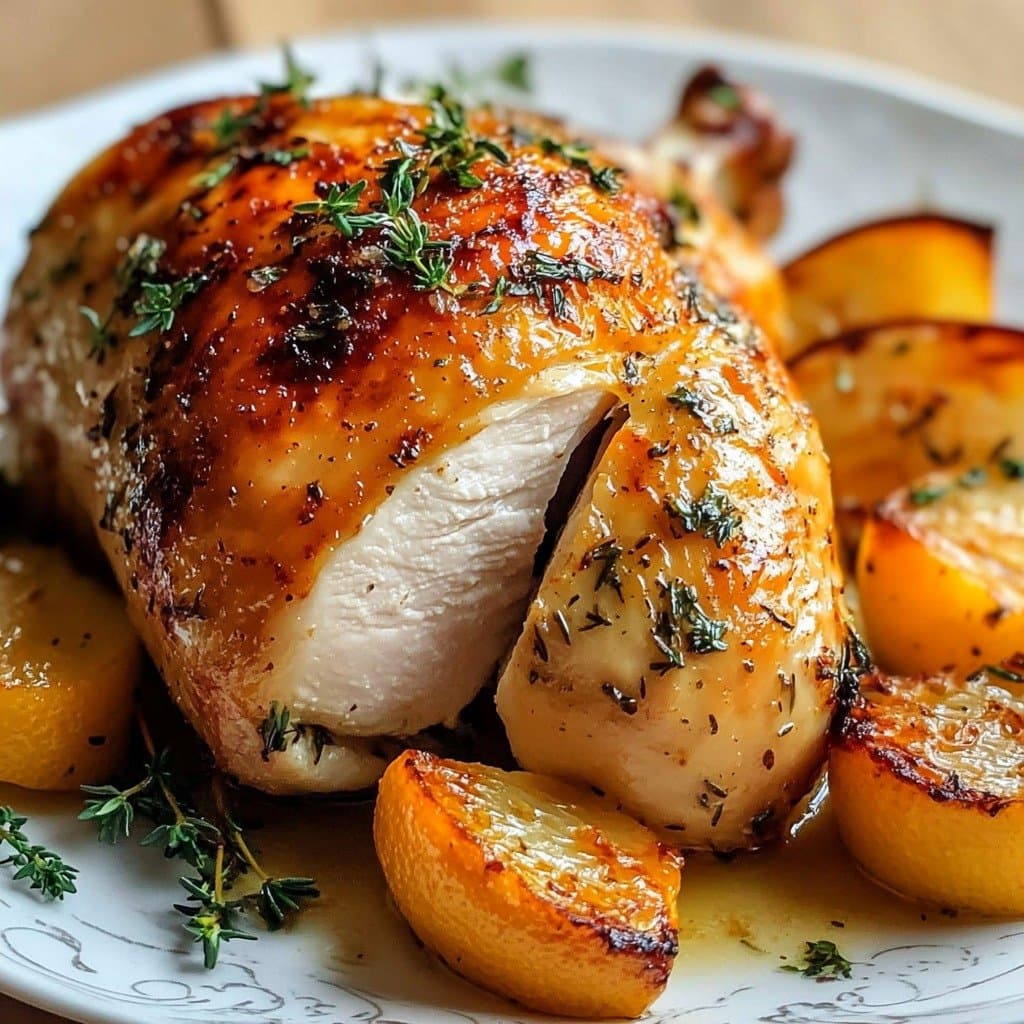 Recette de Roast Chicken with Wild Herbs