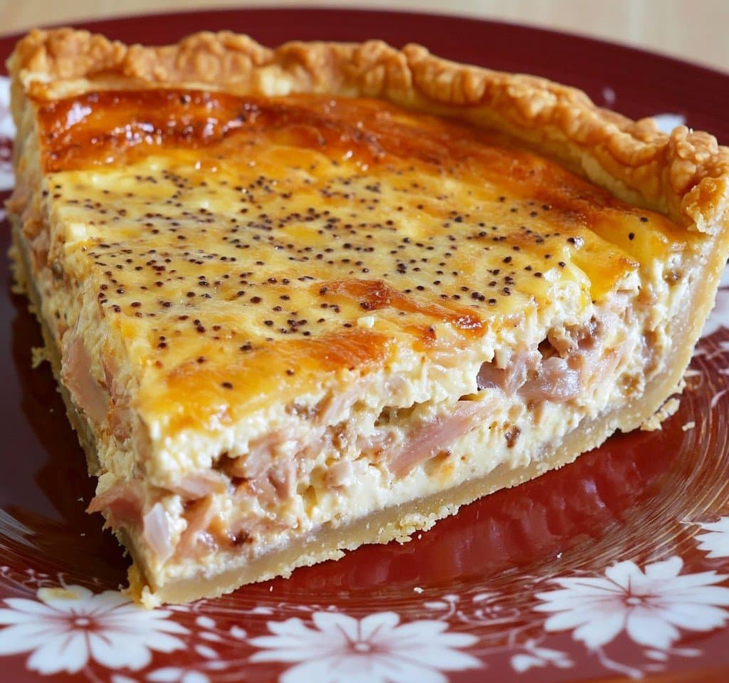 Recette de Tuna & Old-Fashioned Mustard Quiche