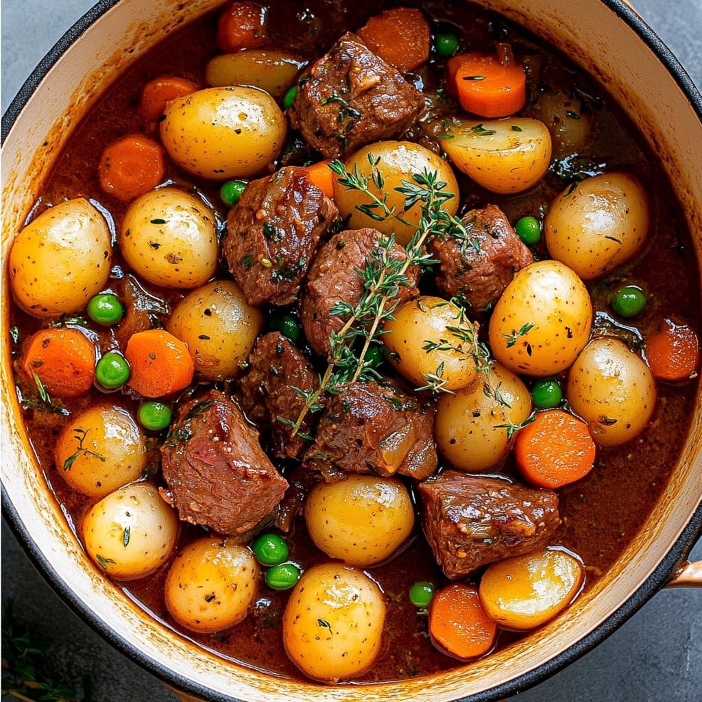 Recette de Estofado de Ternera con Verduras