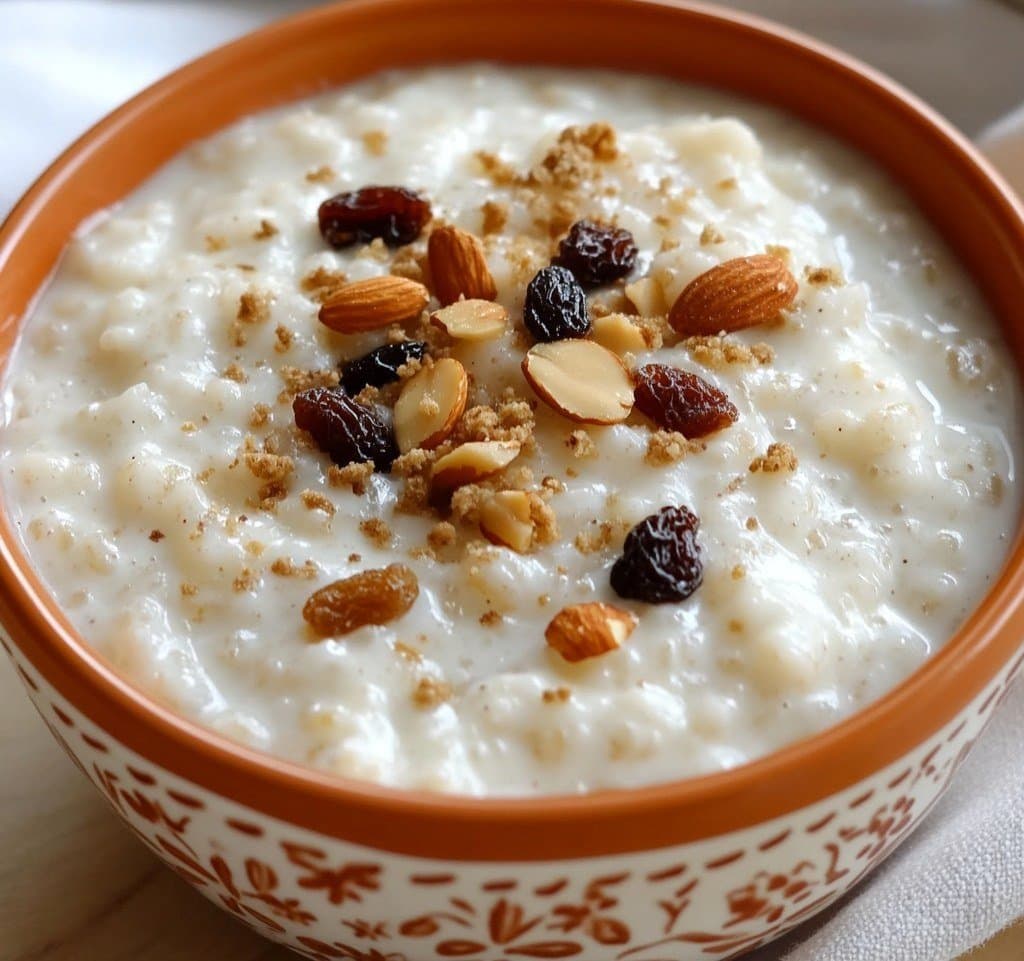 Recette de Riz au lait vanille & fruits secs