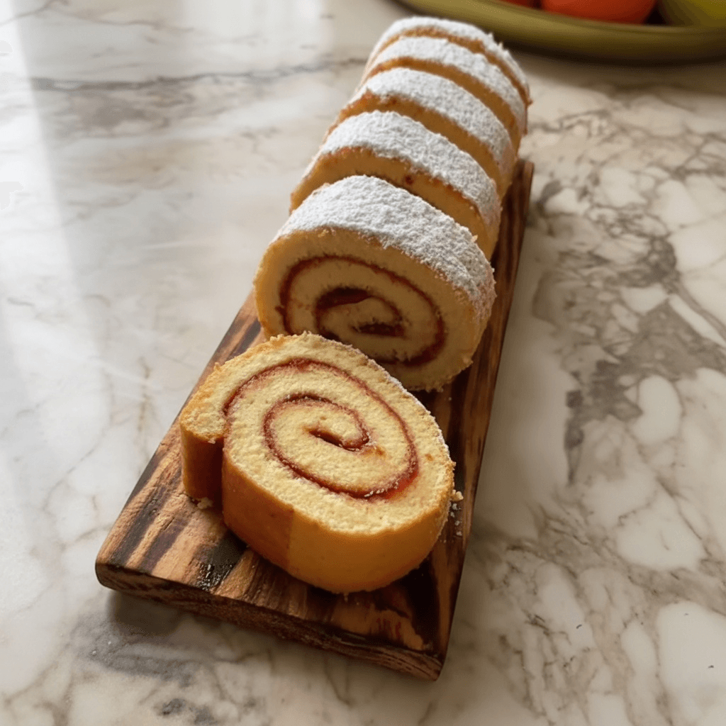 Recette de Roulé Spéculos Léger à la Confiture