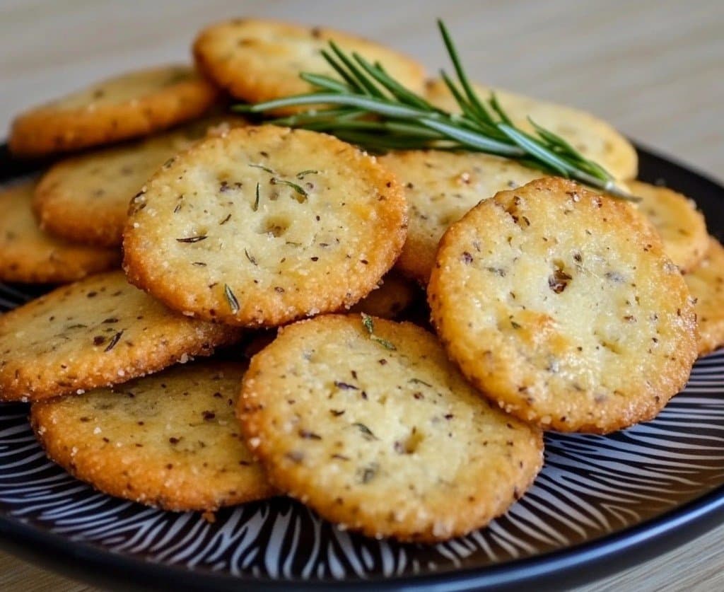 Recette de Sablés Salés Parmesan & Romarin