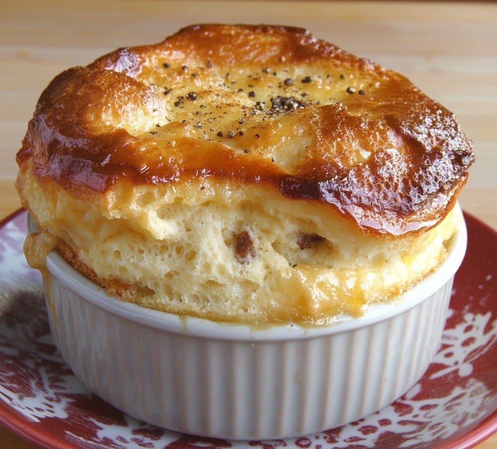 Recette de Savoury Parmesan & Pepper Soufflé